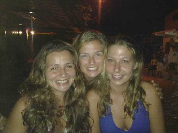 Com a Bianca e a Rebeca, em Itacaré - BA